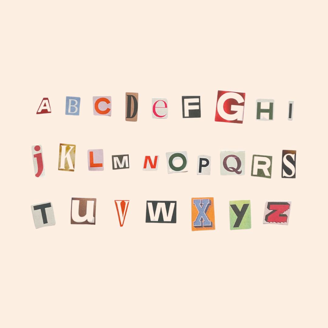 Alphabet Scrap Packs ✨